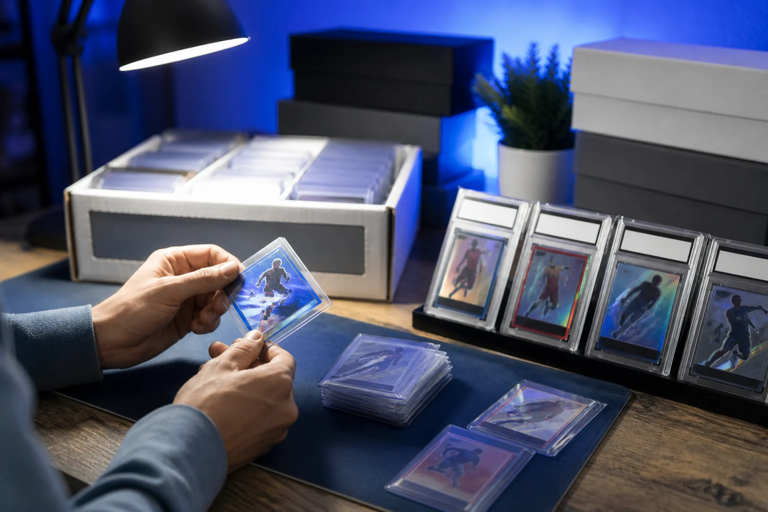 A Faster Grading Routine for Collectors With Cards to Move