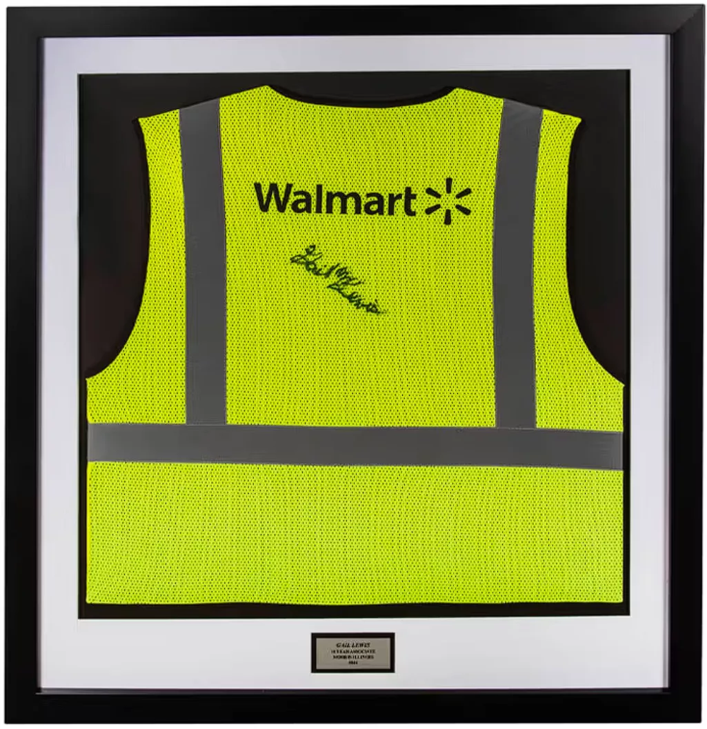 Gail Lewis's Autographed Walmart Vest Transforms Viral Moment into Charitable Success Through Auction
