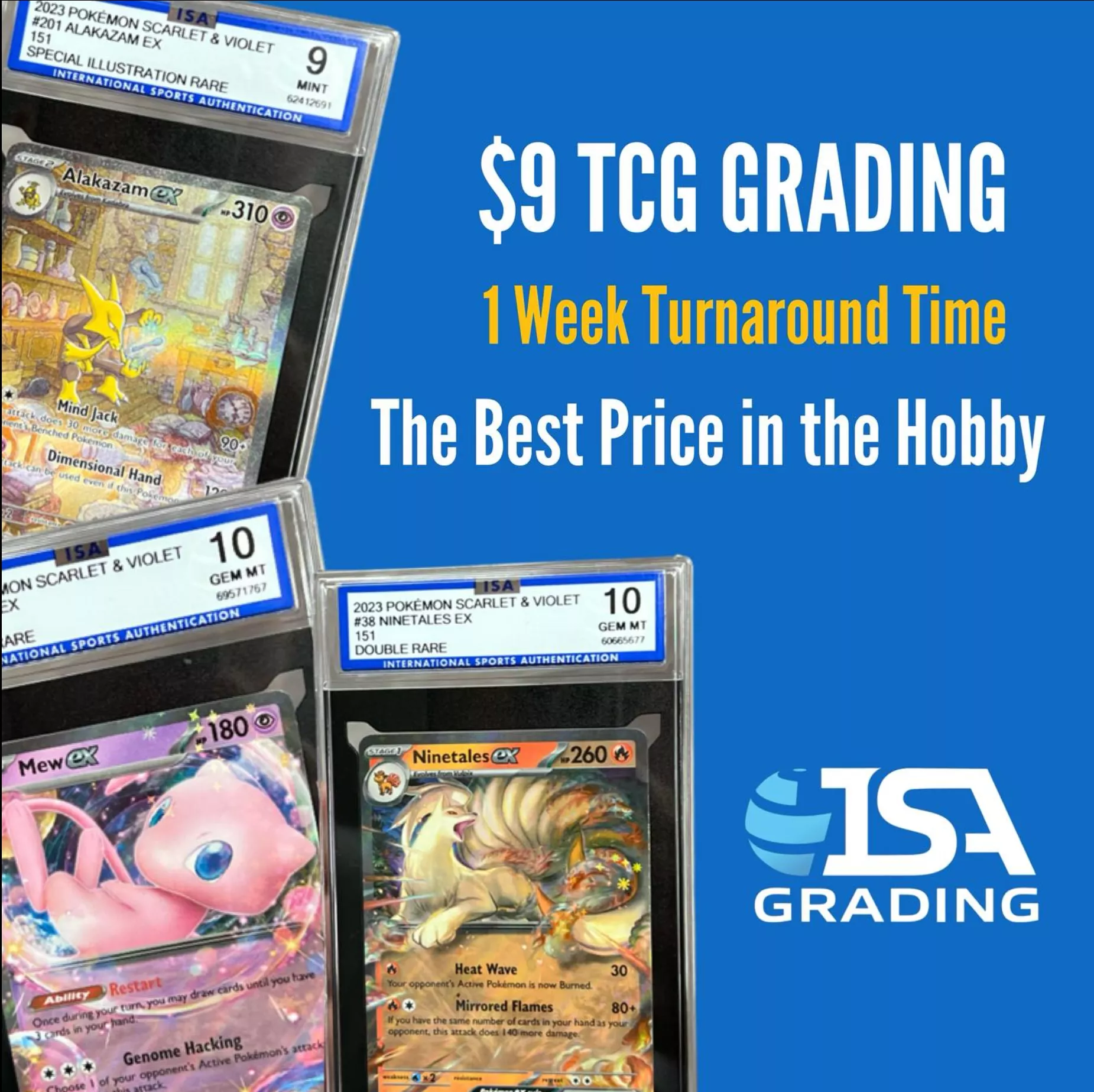 ISA's Card Grading Service Offer