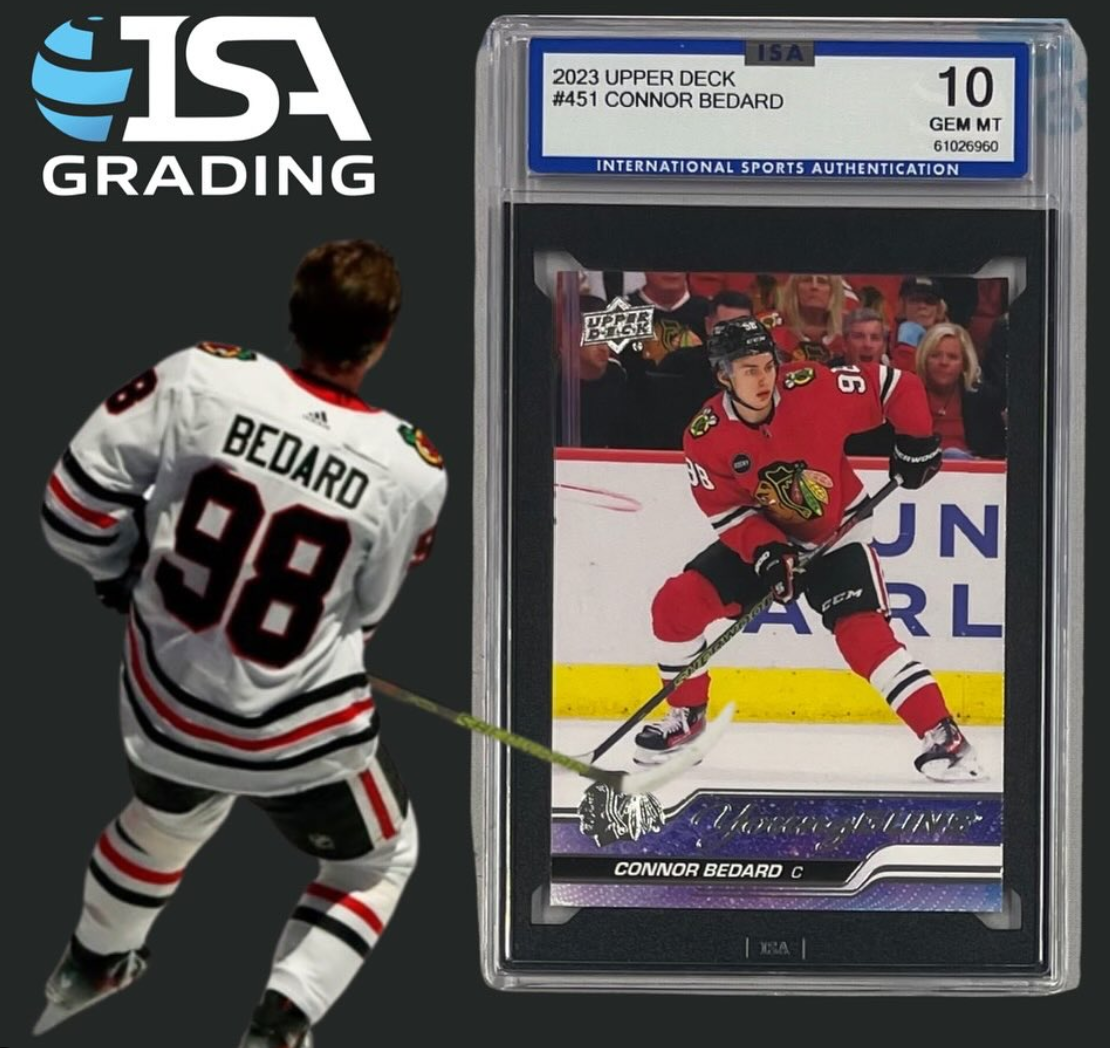 Connor Bedard and Victor Wembanyama Lead Card Grading Submissions for March