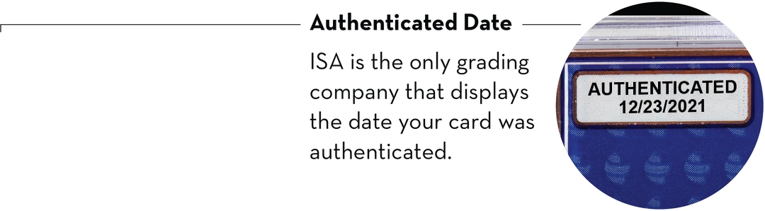 authentication label